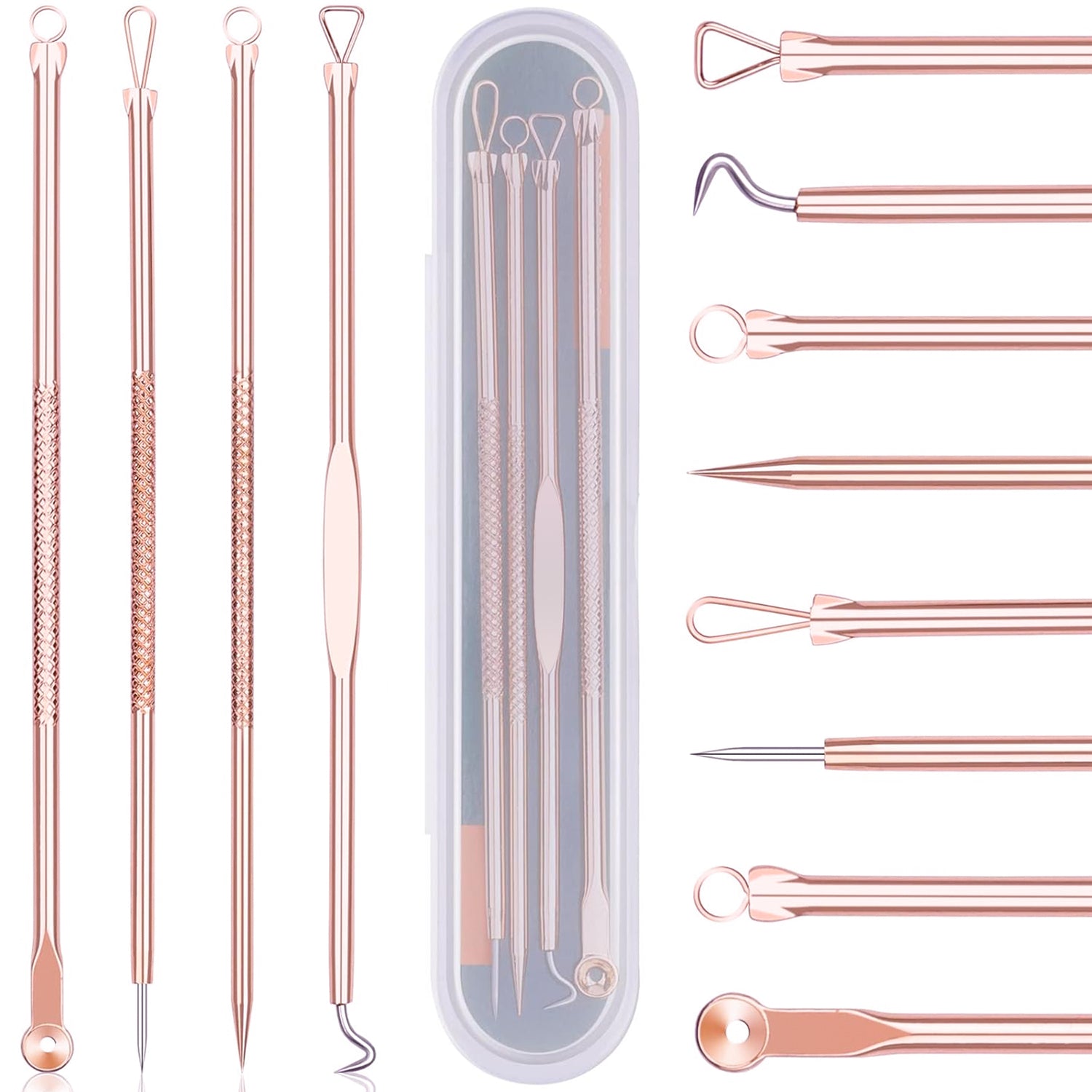 Makeup Pro Stainless Steel Tweezers Set (9PCS/4PCS)
