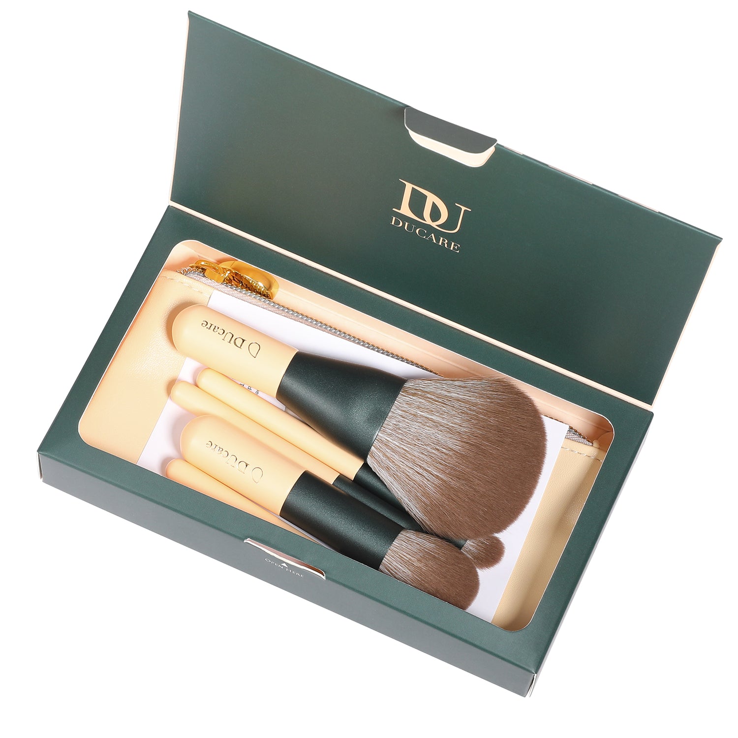 Mojito Face & Eye Makeup Brush Set / Mini Travel Brush Set