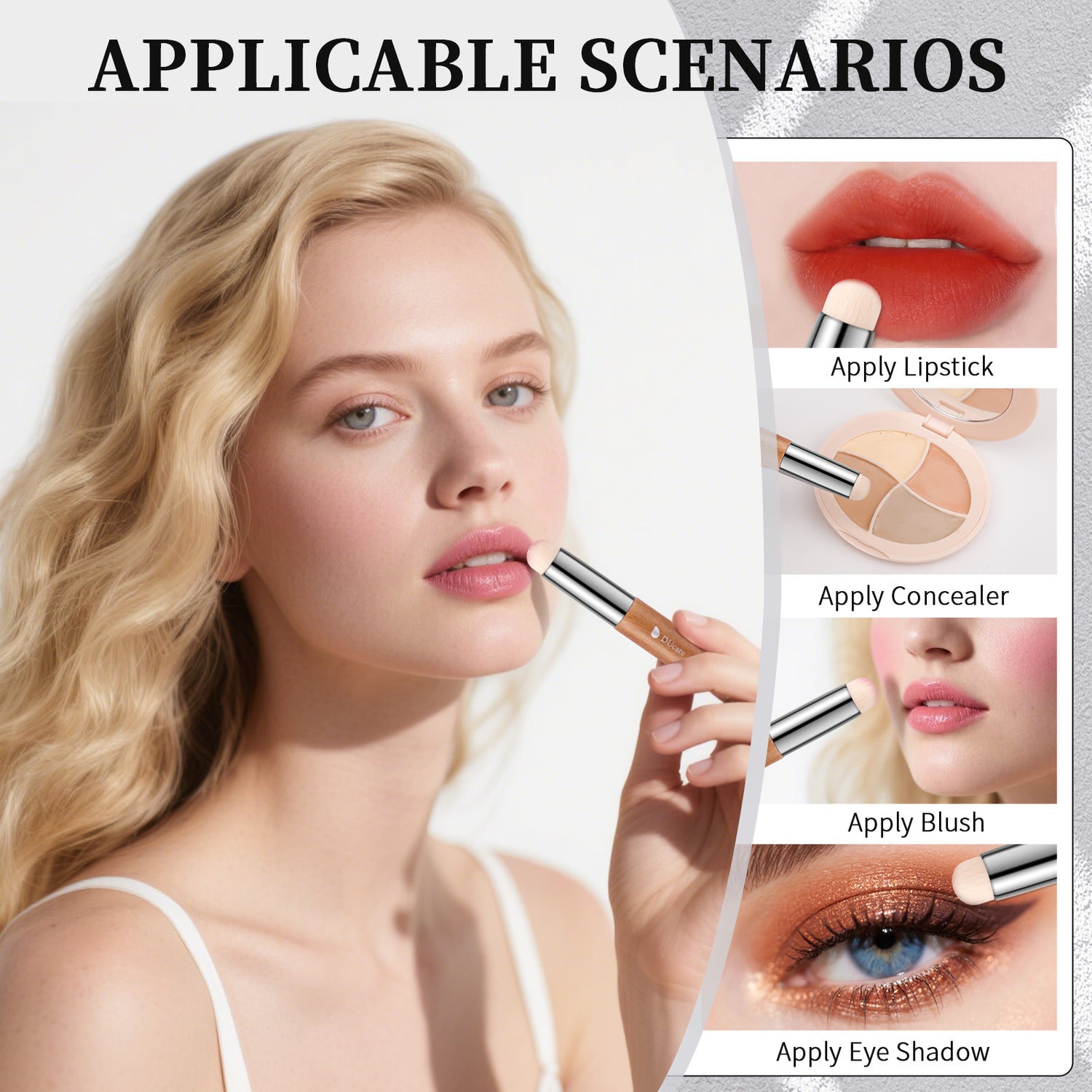 DUcare Lip Brush Concealer Blush Eyeshadow Makeup Brush