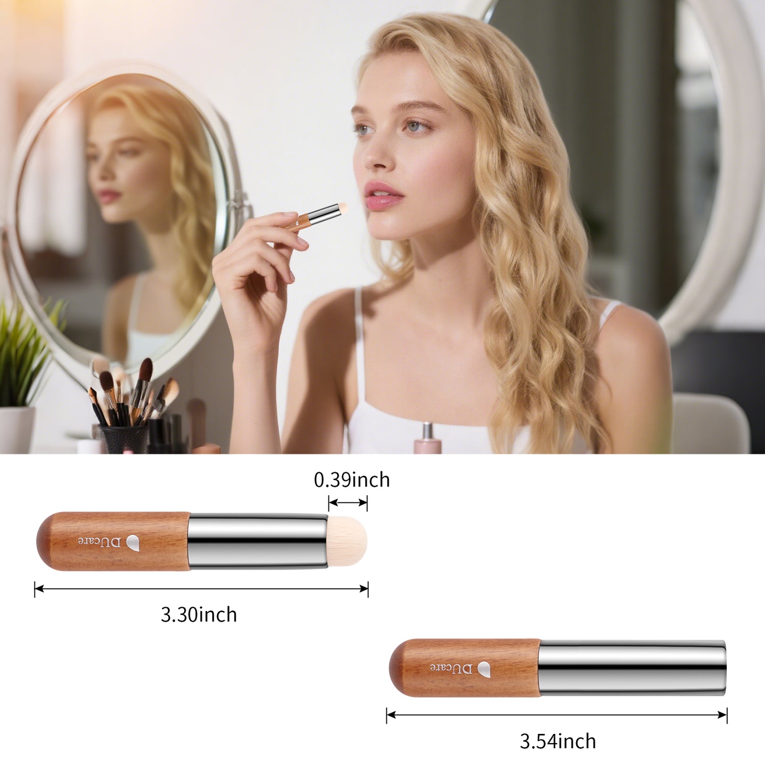 DUcare Lip Brush Concealer Blush Eyeshadow Makeup Brush