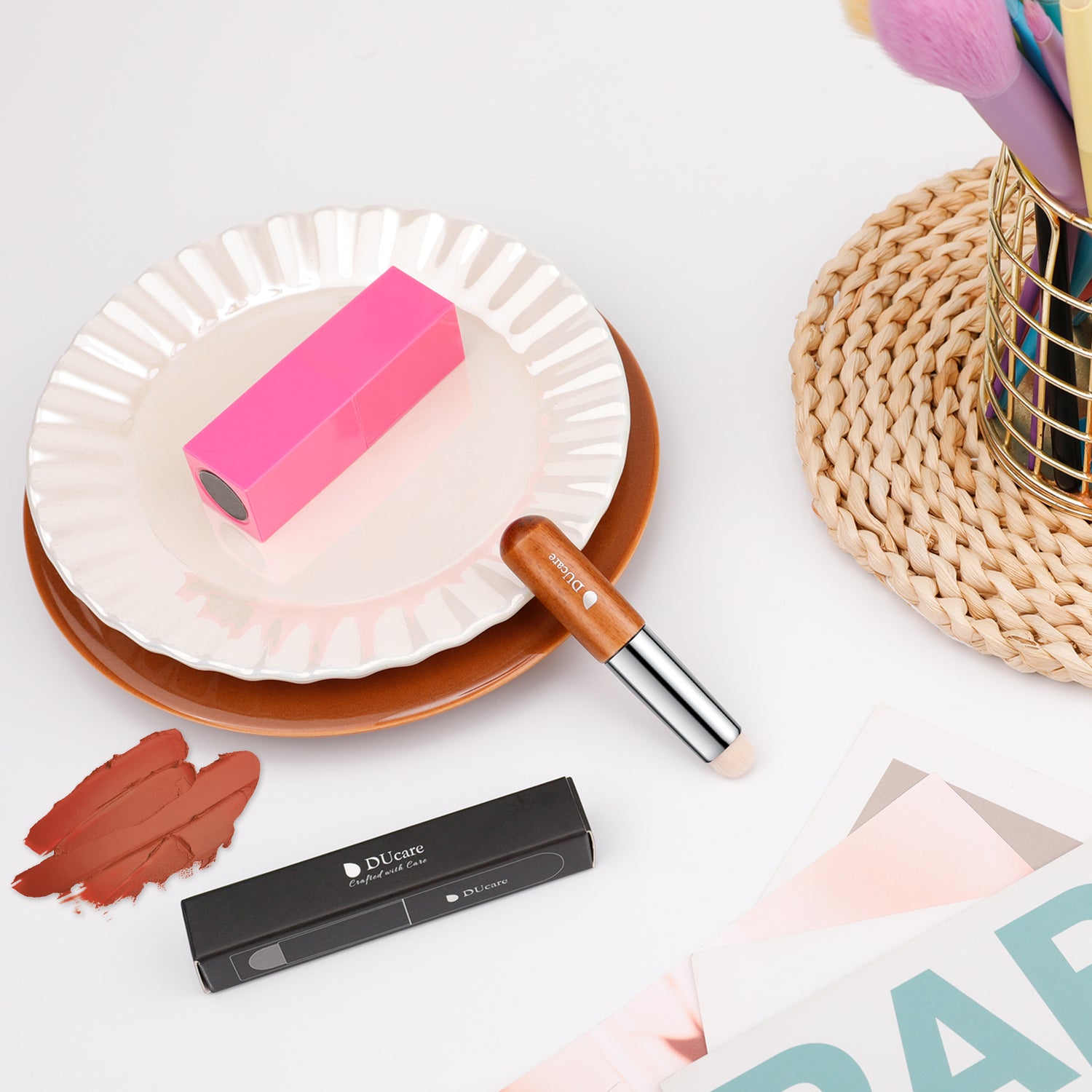DUcare Lip Brush Concealer Blush Eyeshadow Makeup Brush