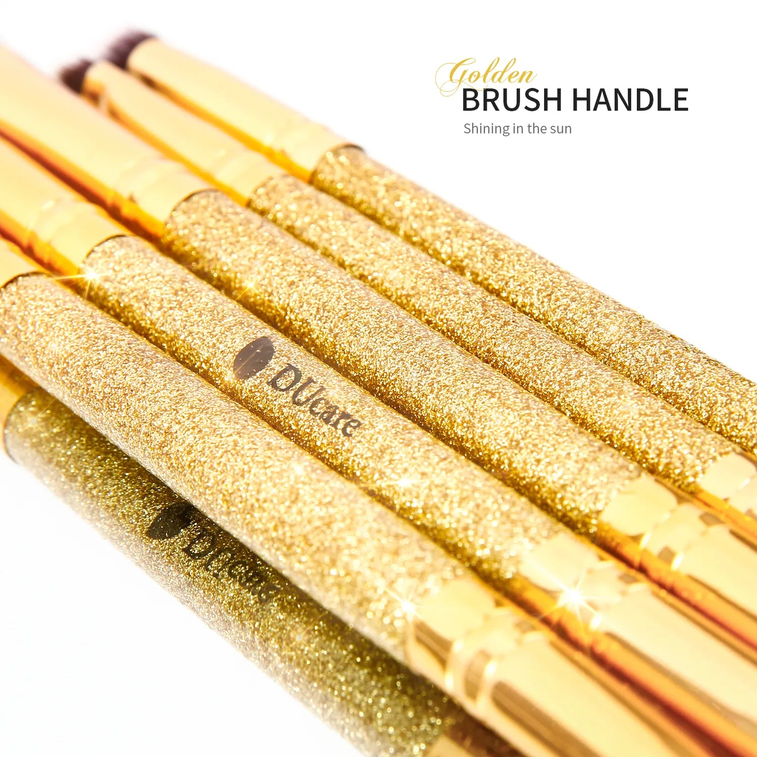 Afterglow Luxurious Gold Upgraded 5Pcs Dual-Ended Eye Brush Set