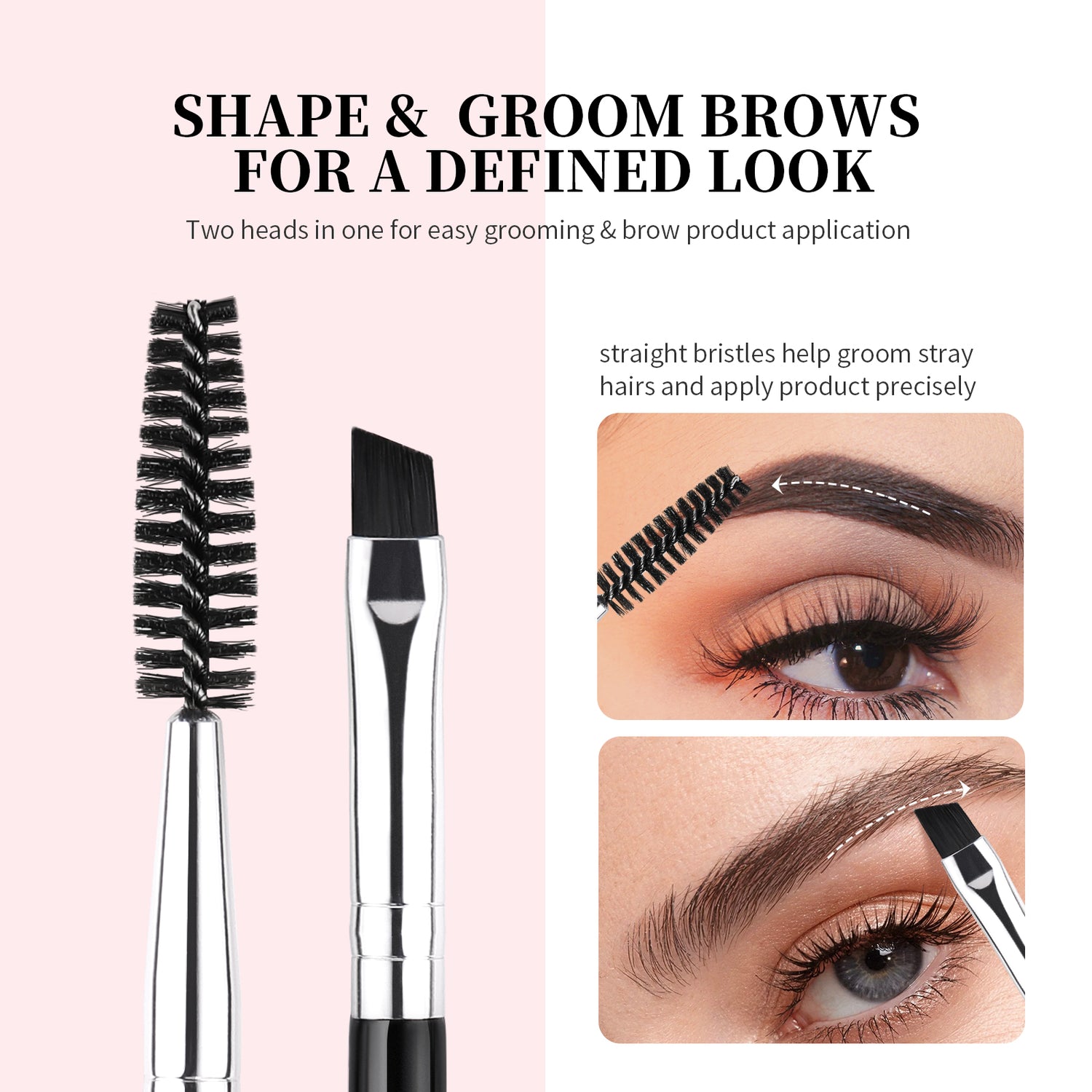Agate Black 6Pcs Eye Brush Set