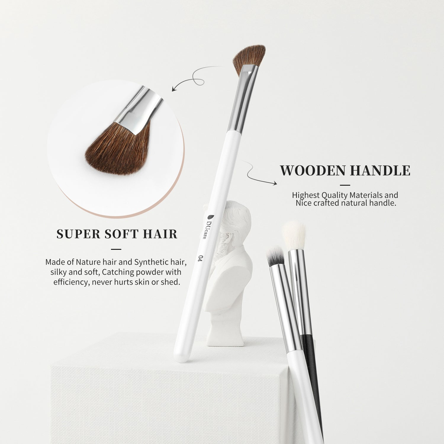 Panda 10Pcs Eye Brush Set