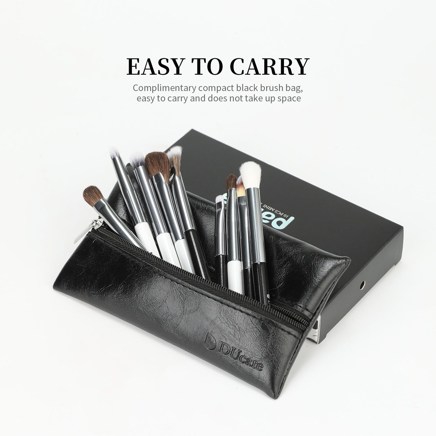 Panda 10Pcs Mini Eye Travel Brush Set