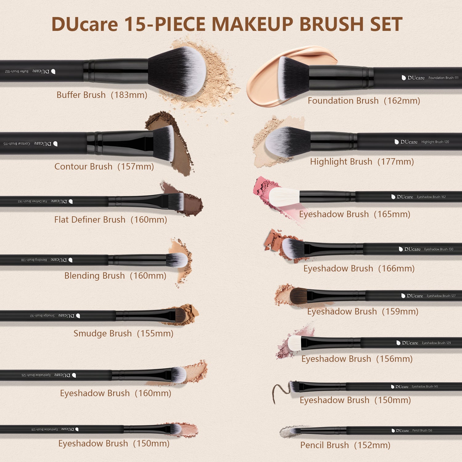 Dark & White Angel Premium Soft 27-Piece Eye & Face Brush Set