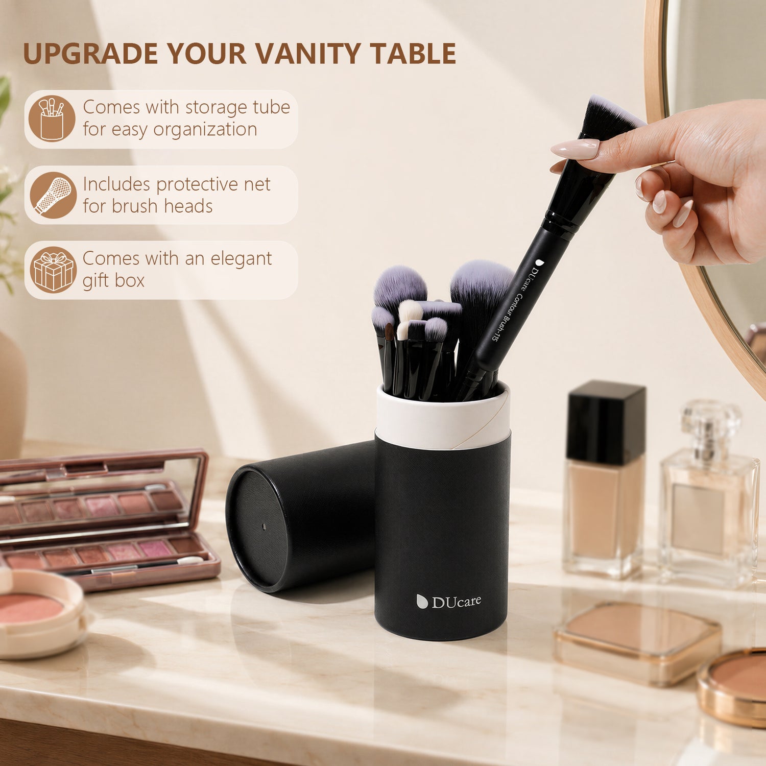 Dark & White Angel Premium Soft 27-Piece Eye & Face Brush Set