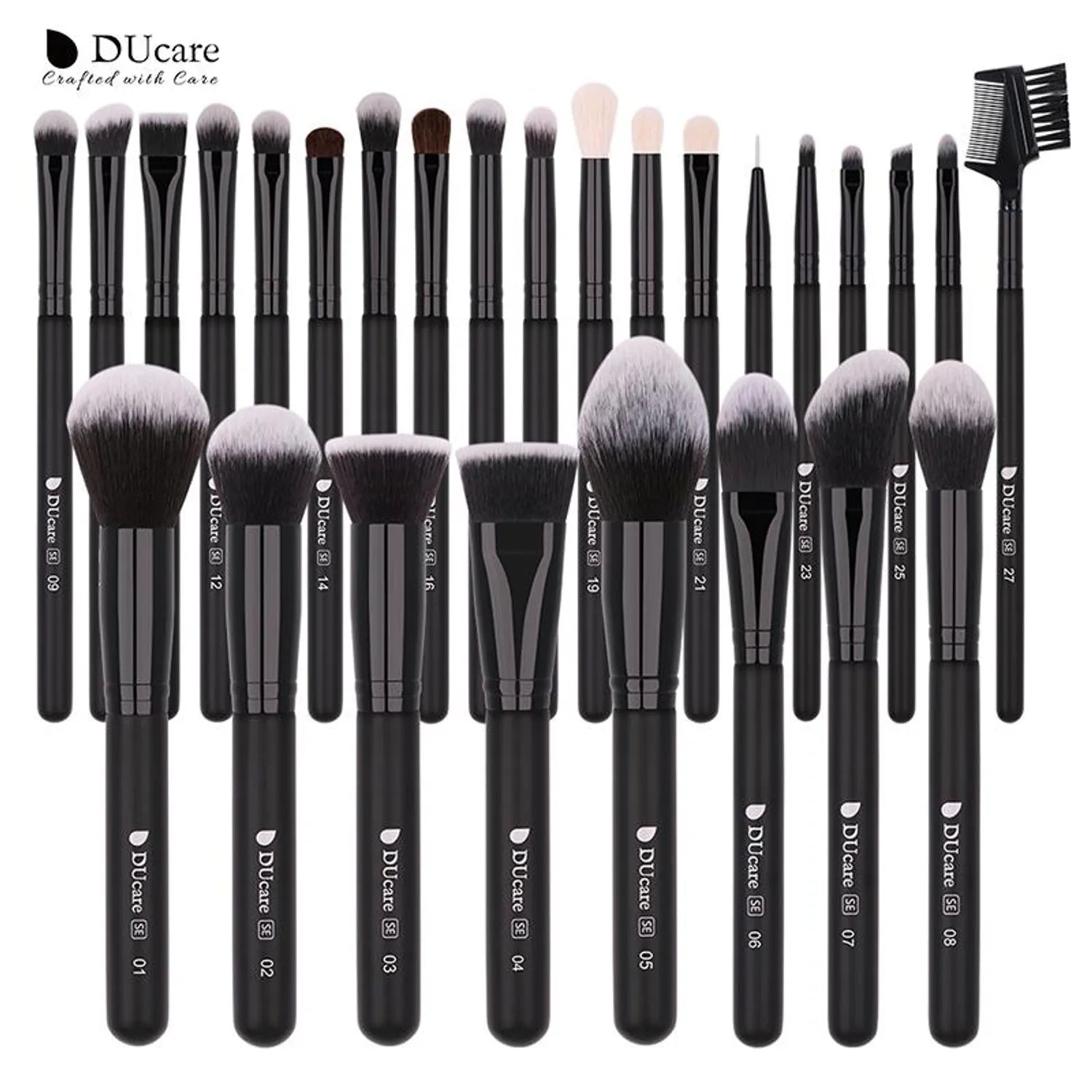 Dark & White Angel Premium Soft 27-Piece Eye & Face Brush Set