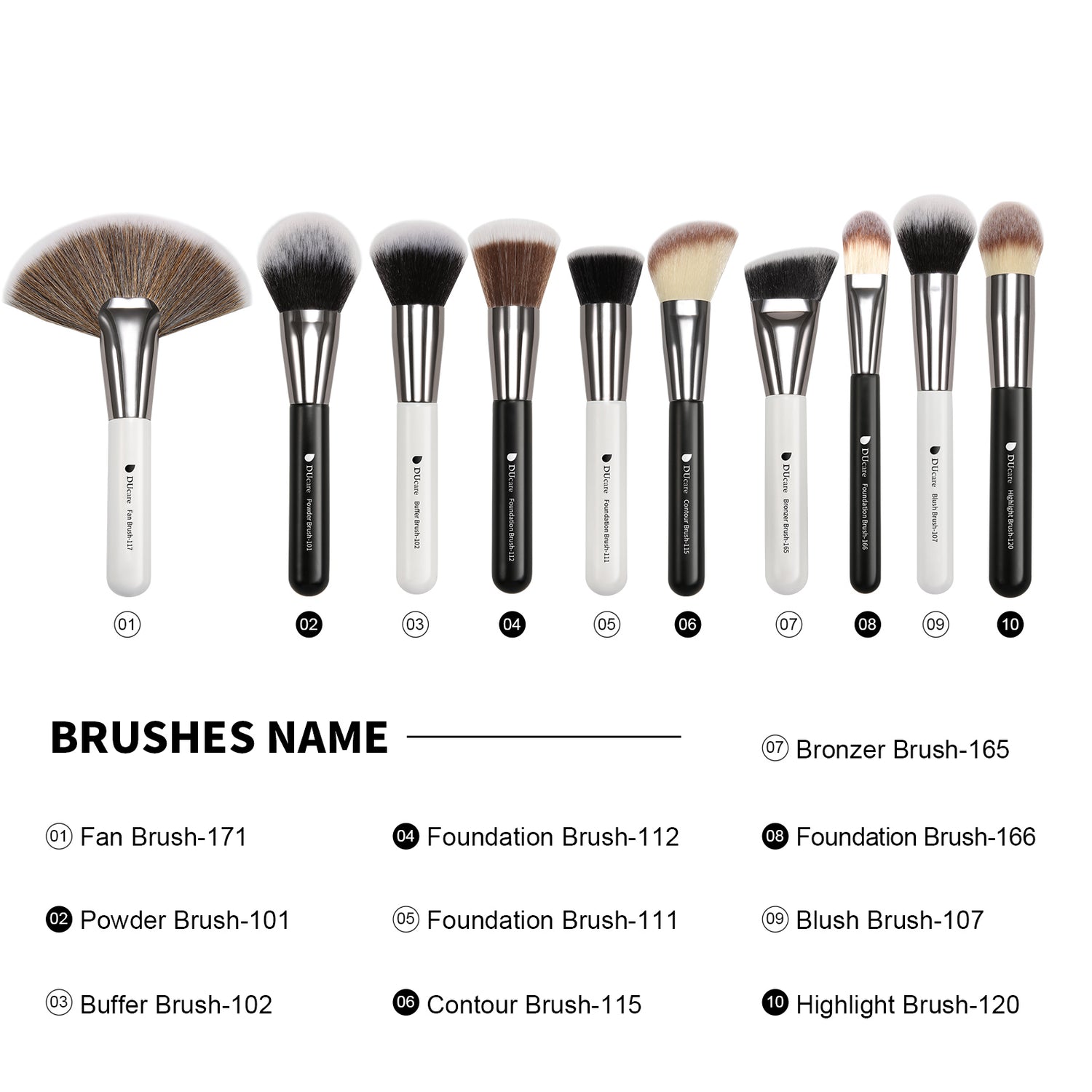 Panda Luxury Pro Artistry 31-Piece Face & Eye Brush Set