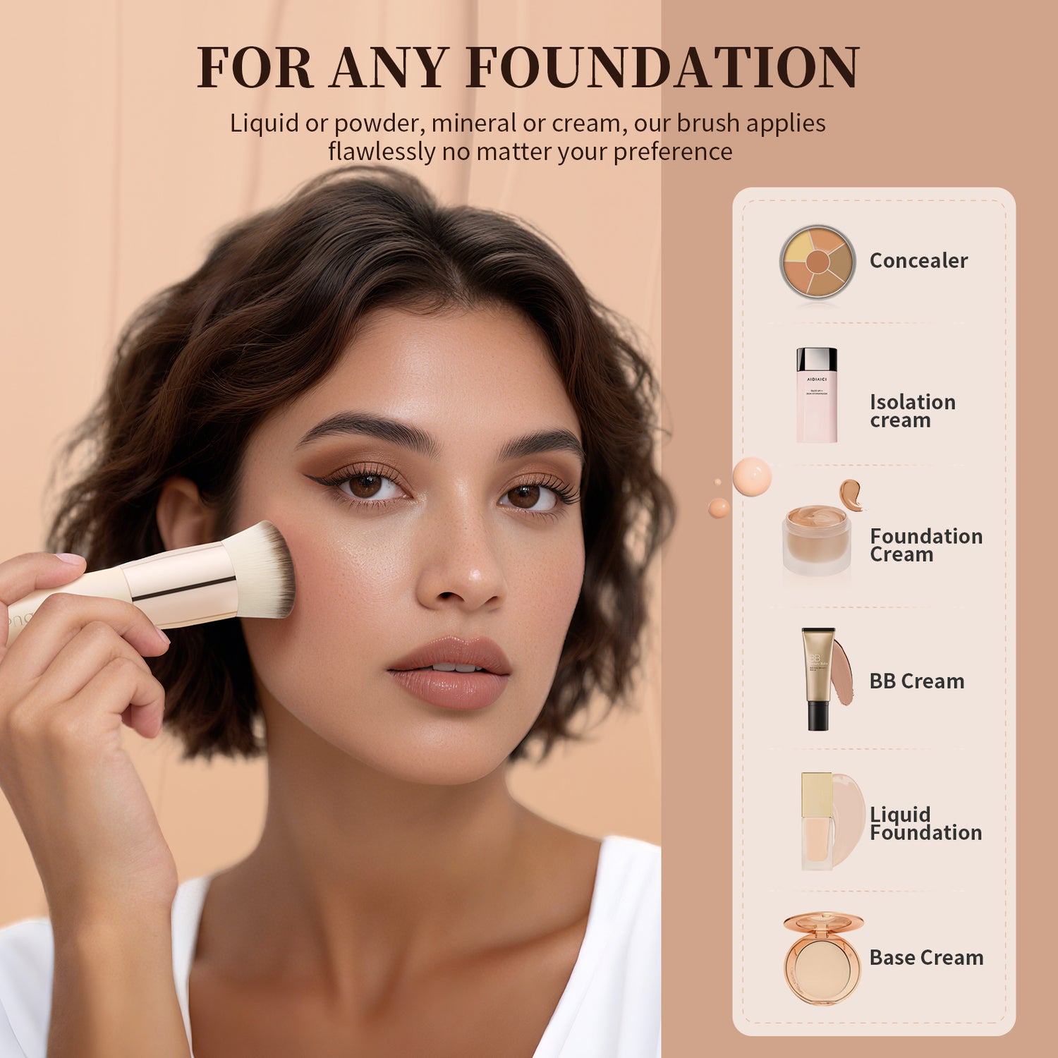 Milk Smooth Flat Foundation Brush