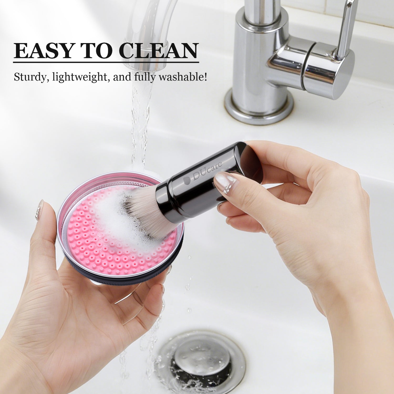 Flat Top Retractable Kabuki Foundation Brush