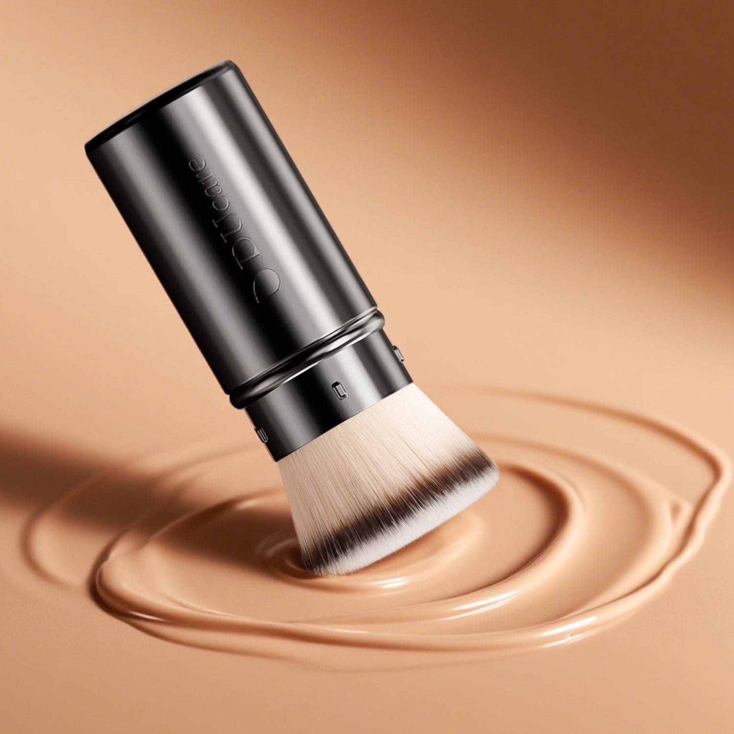 Flat Top Retractable Kabuki Foundation Brush