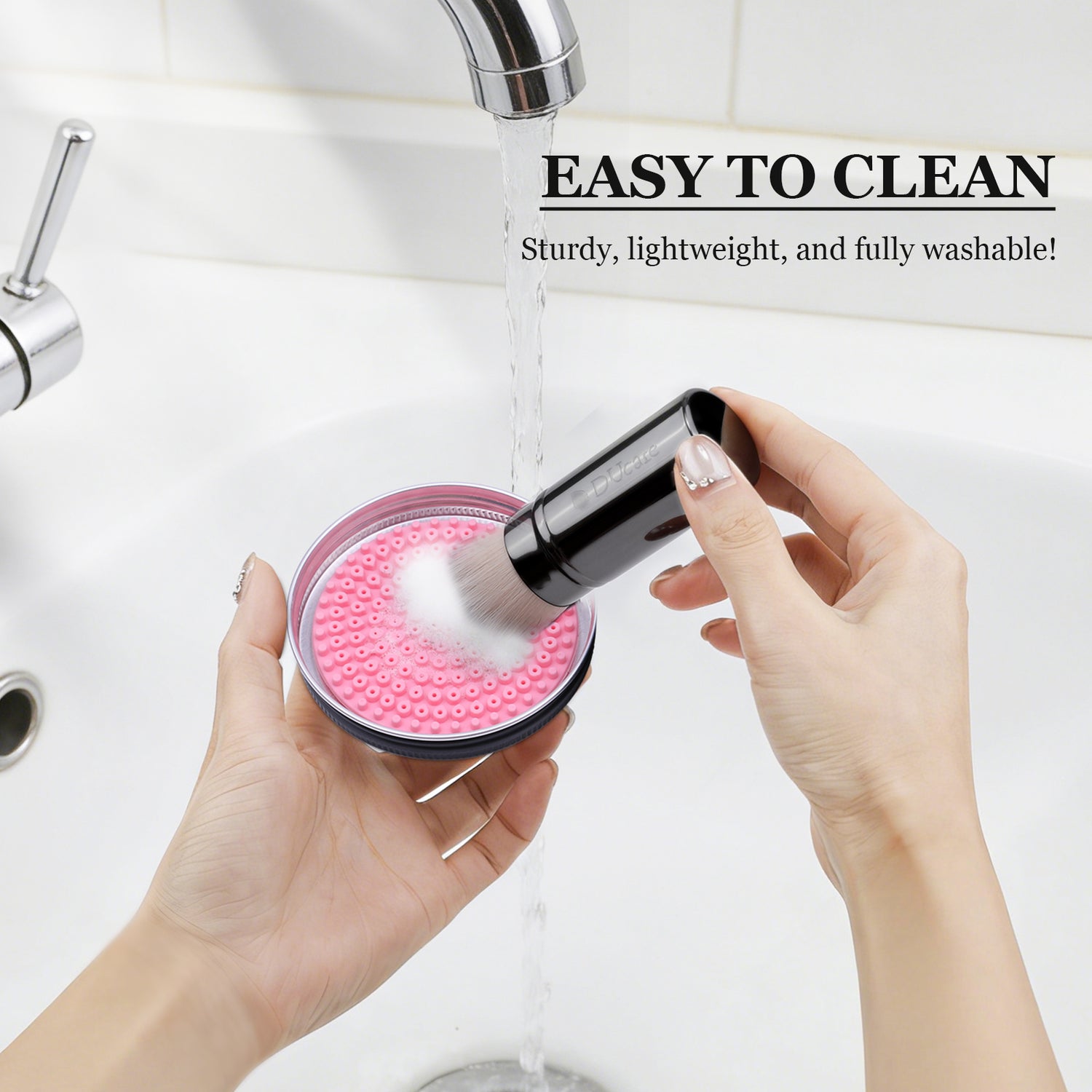 Flat Top Retractable Kabuki Foundation Brush