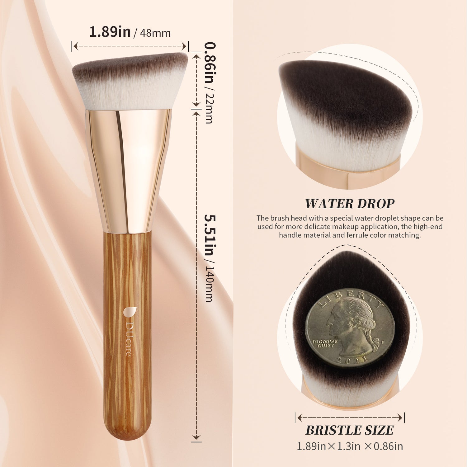 DUcare Water Drop Foundation Brush