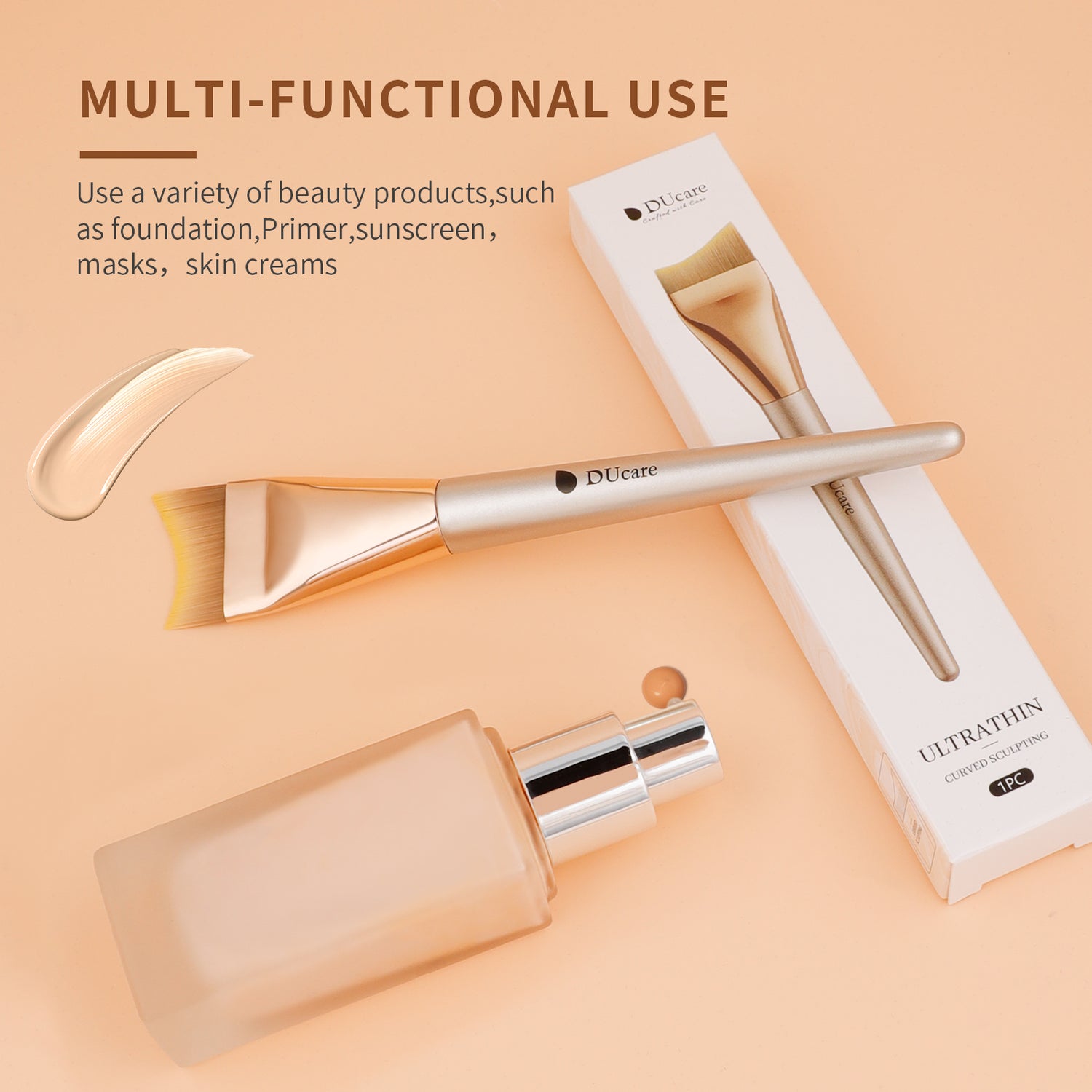 Docolor Unique Fishtail Ultrathin Foundation Brush