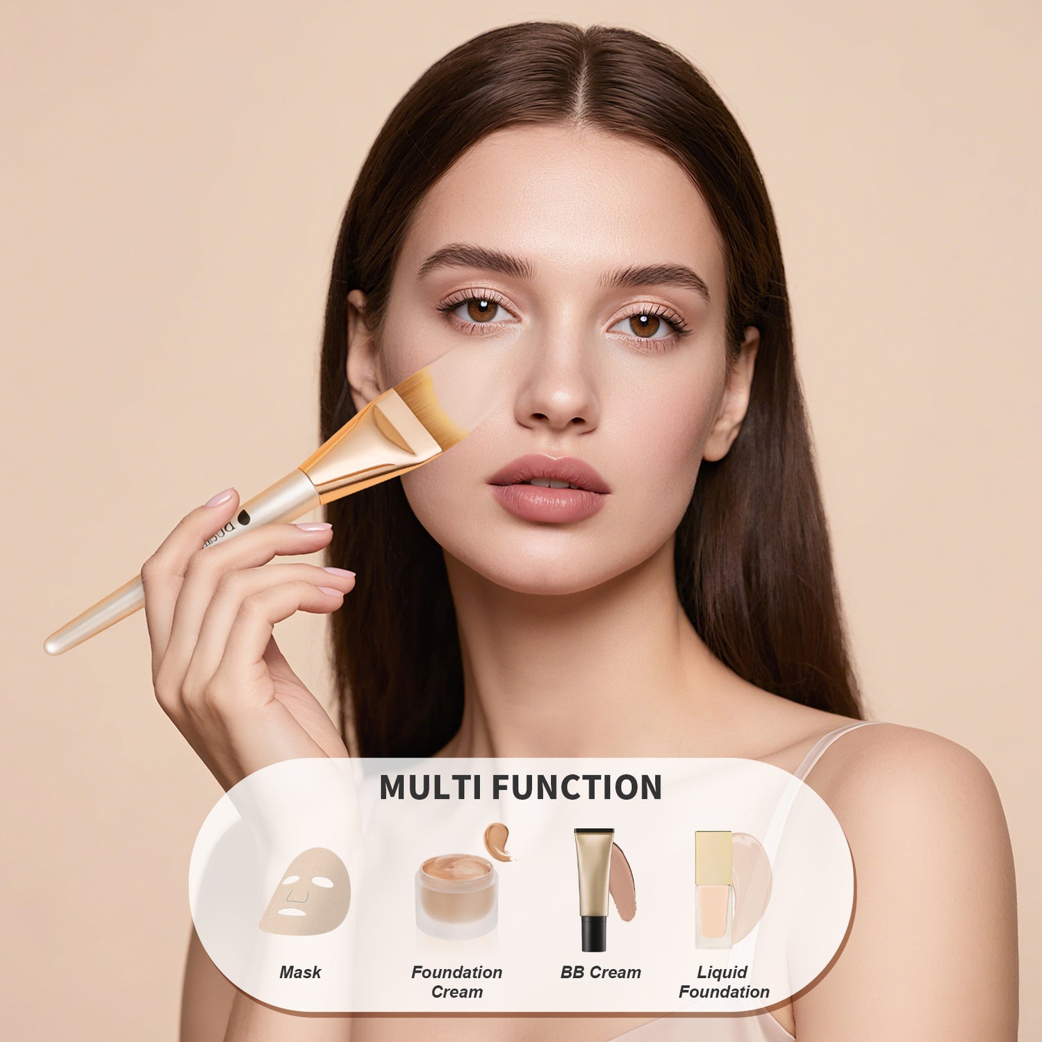 Docolor Unique Fishtail Ultrathin Foundation Brush