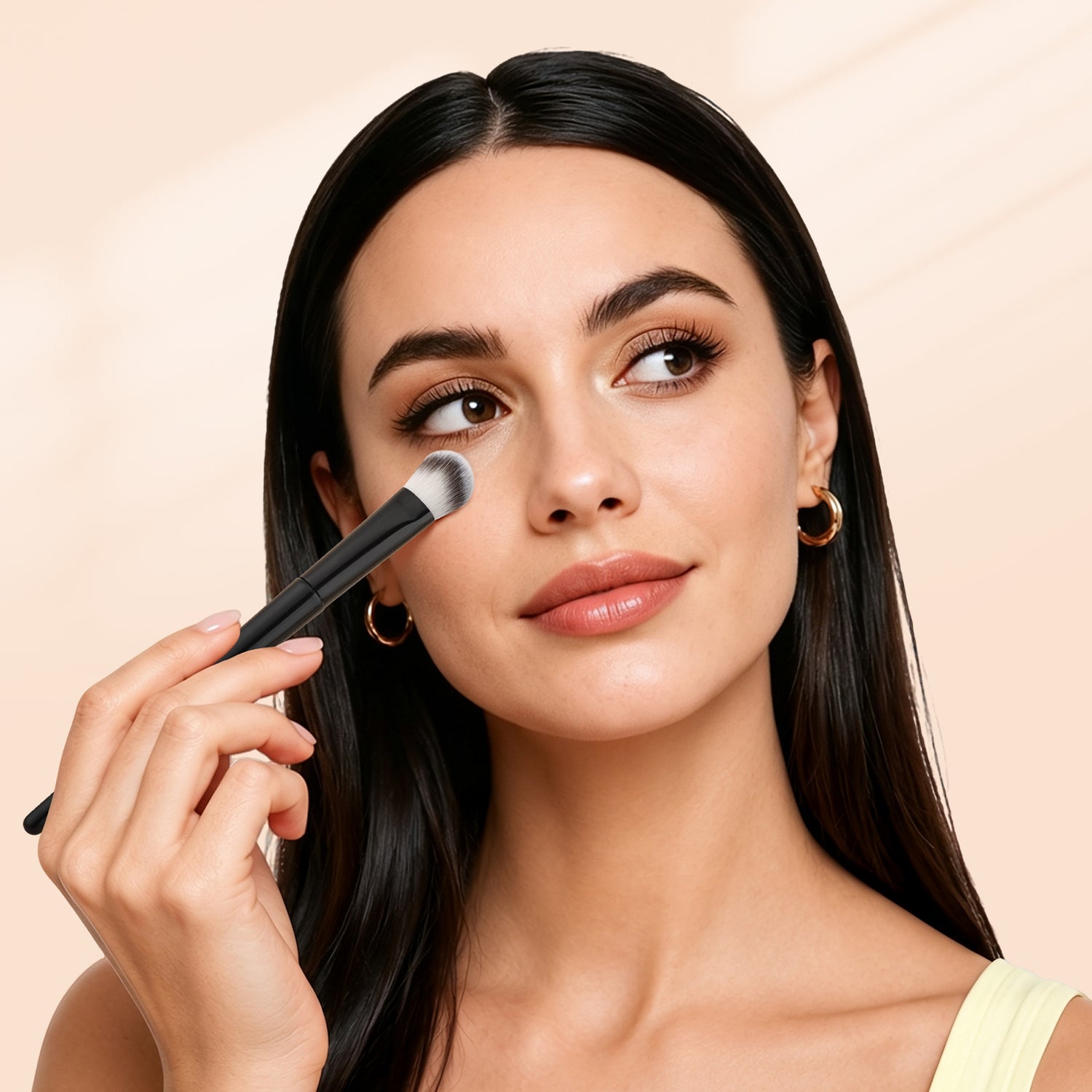 DUcare 3-Piece Precision Concealer Brush Set