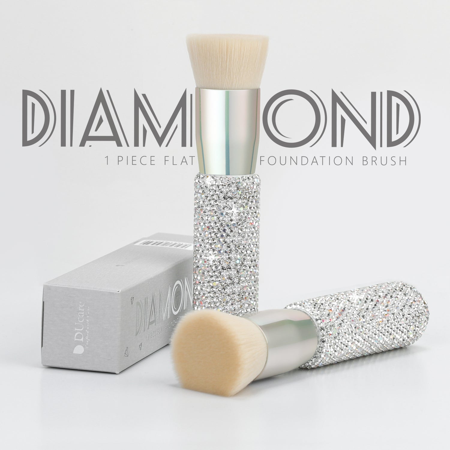 Peach Pink Girl Flat Foundation Brush