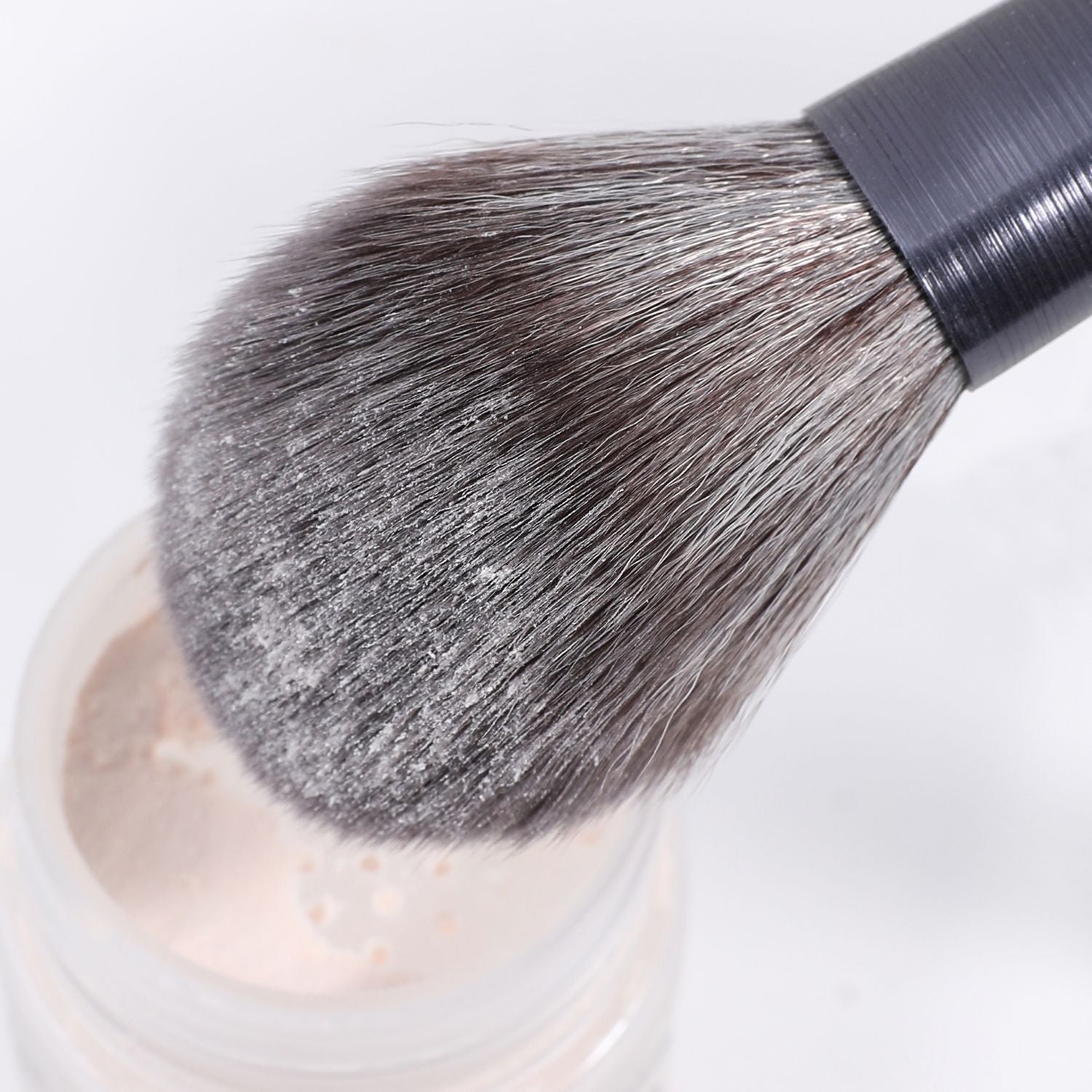 Silver Elegance 10Pcs Face & Eye Brush Set