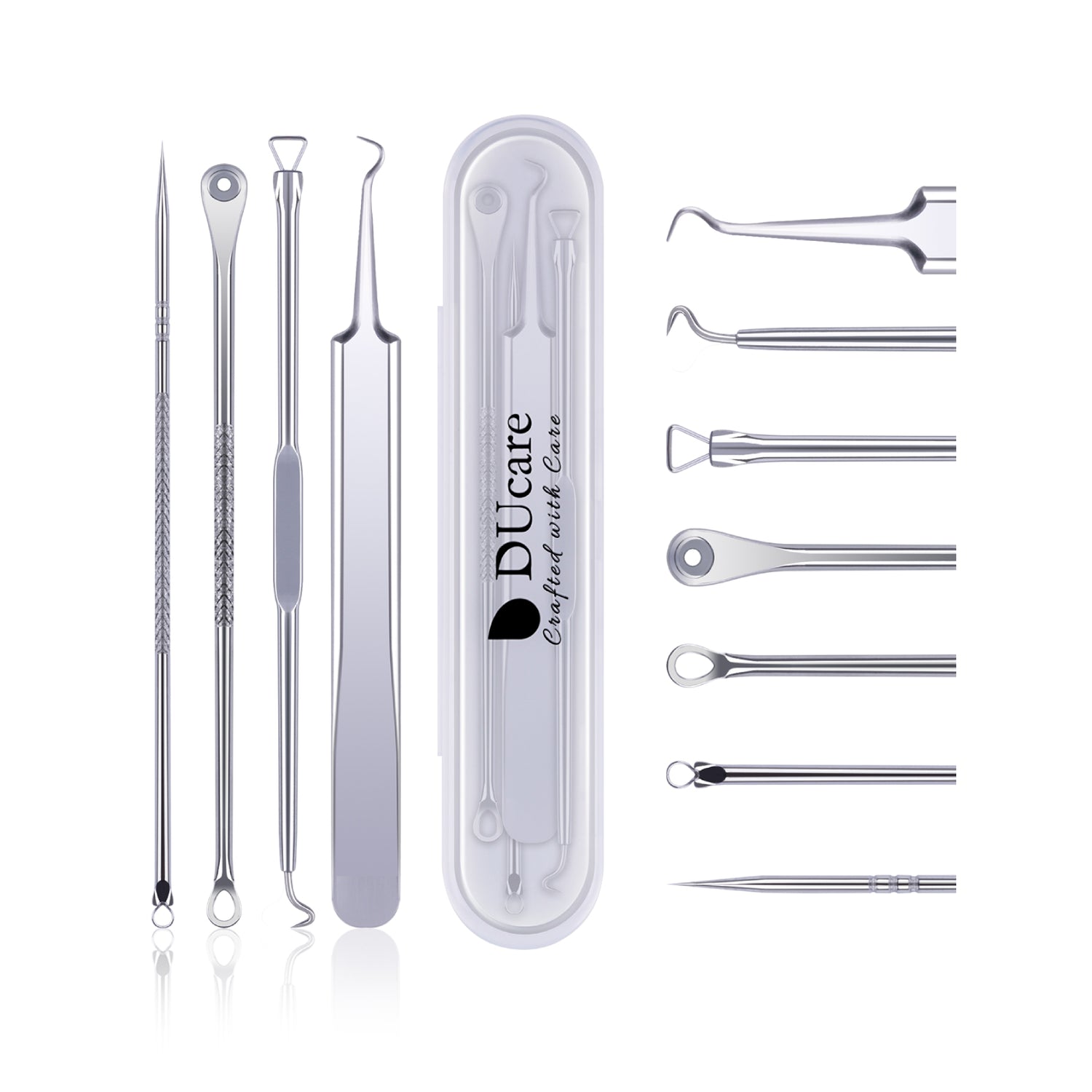 Makeup Pro Stainless Steel Tweezers Set (9PCS/4PCS)