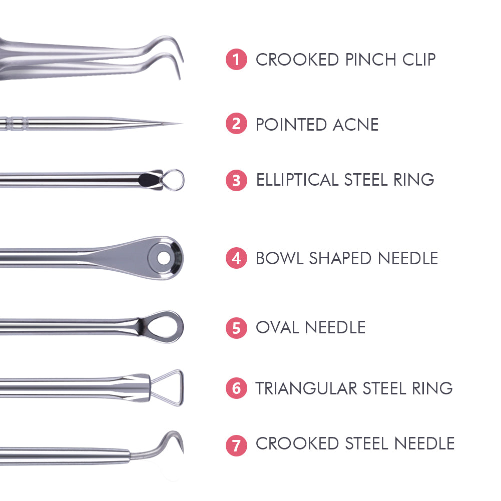 Makeup Pro Stainless Steel Tweezers Set (9PCS/4PCS)