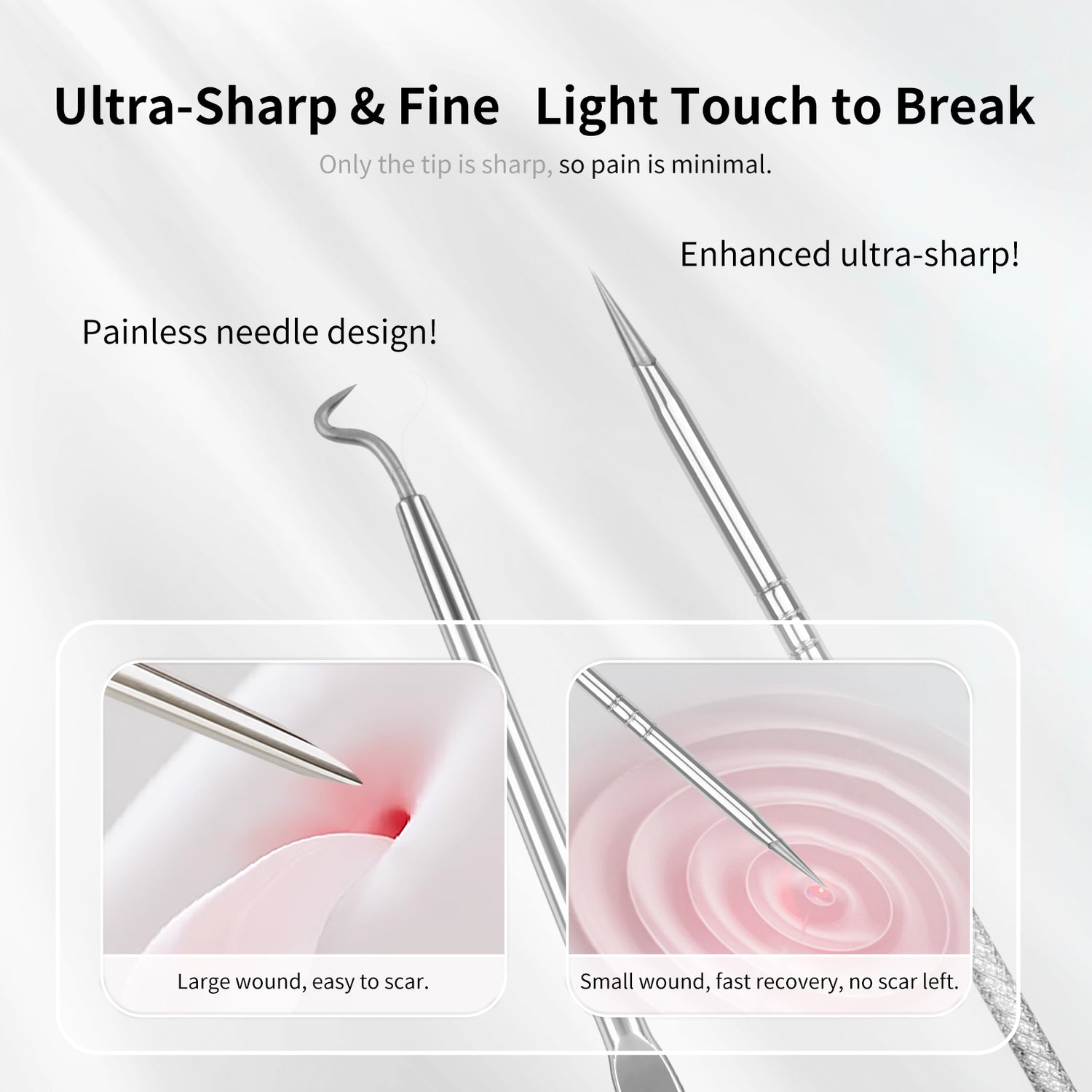 Makeup Pro Stainless Steel Tweezers Set (9PCS/4PCS)