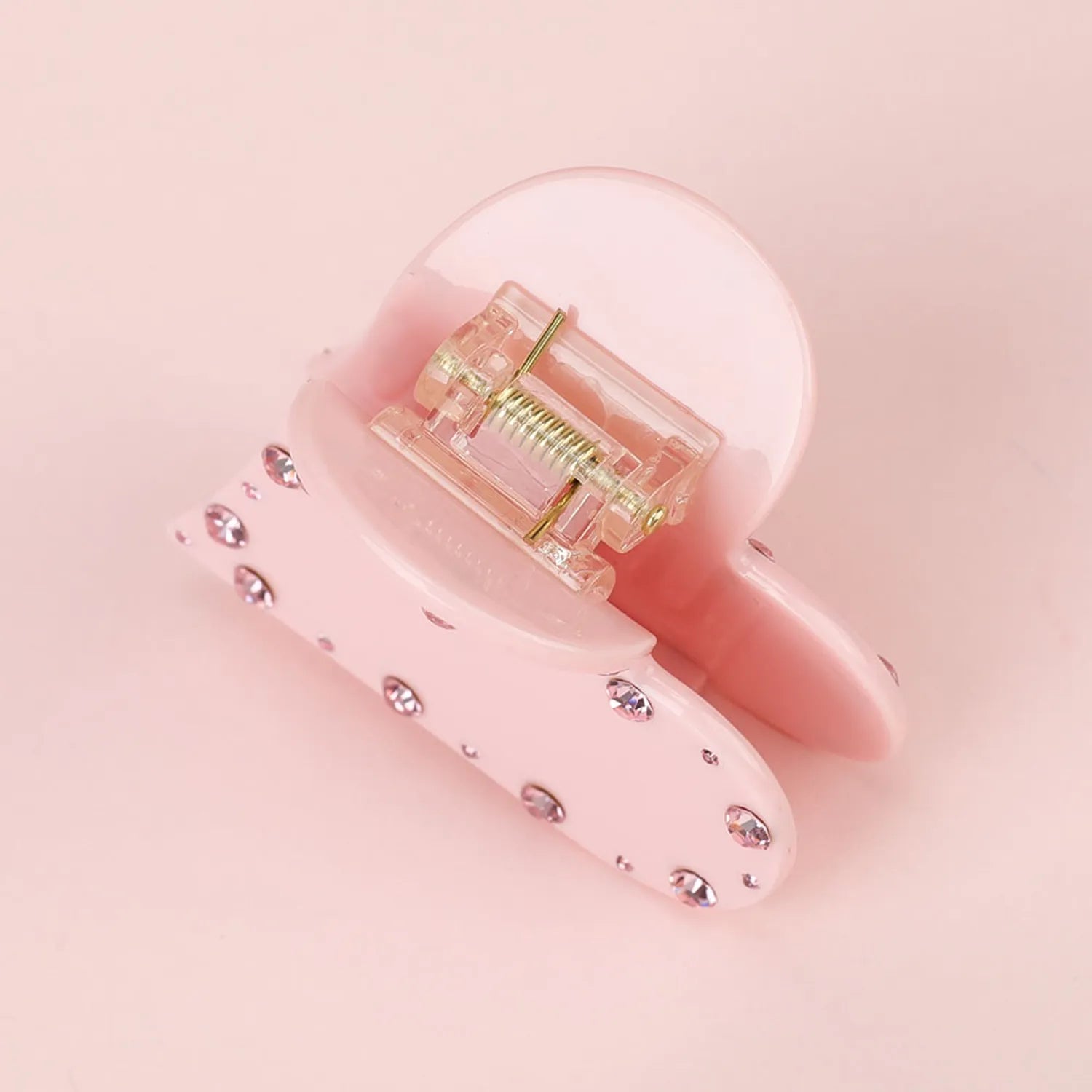 Pink Heart Diamond Hairclip
