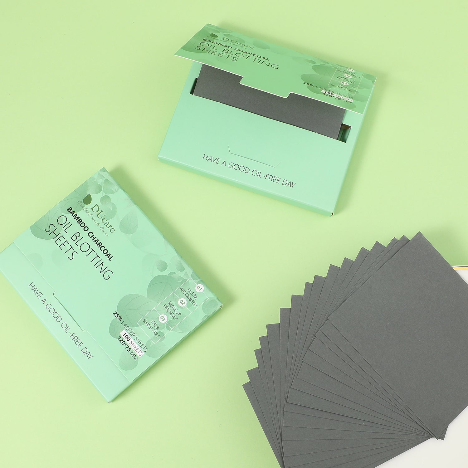 DUcare Bamboo Charcoal Oil Absorbing Sheets