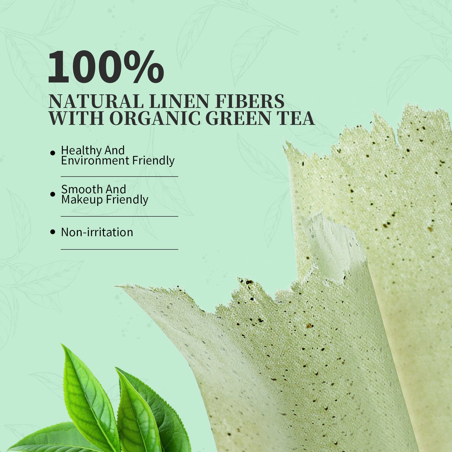 DUcare 4 Piece Green Tea Oil Absorbing Sheets
