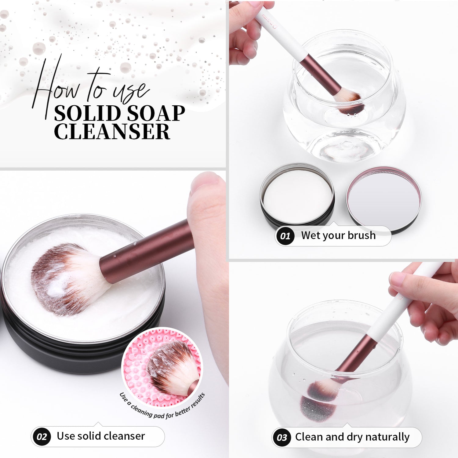DUcare Solid Soap Brush Cleaner
