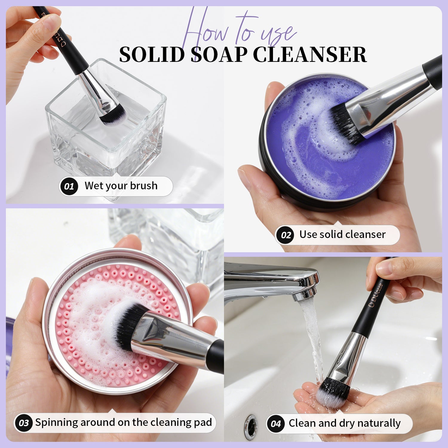 DUcare Solid Soap Brush Cleaner