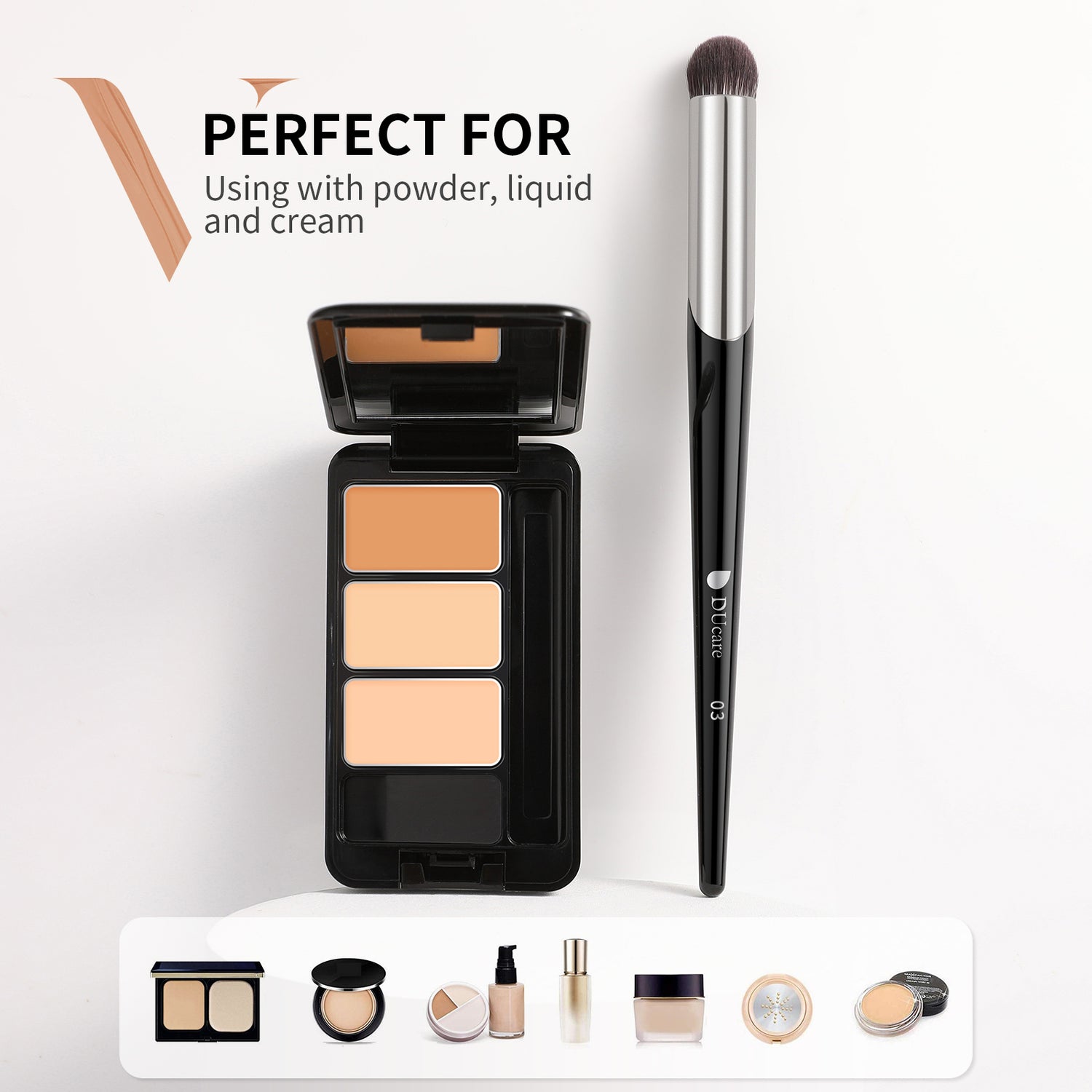 Bullet Shaped Concealer Brush-V03