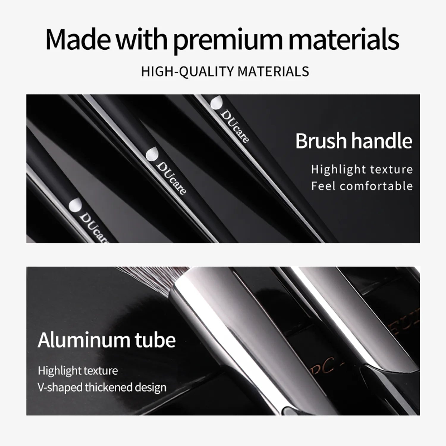 V-Series-9Pcs DUcare Makeup Brush Set