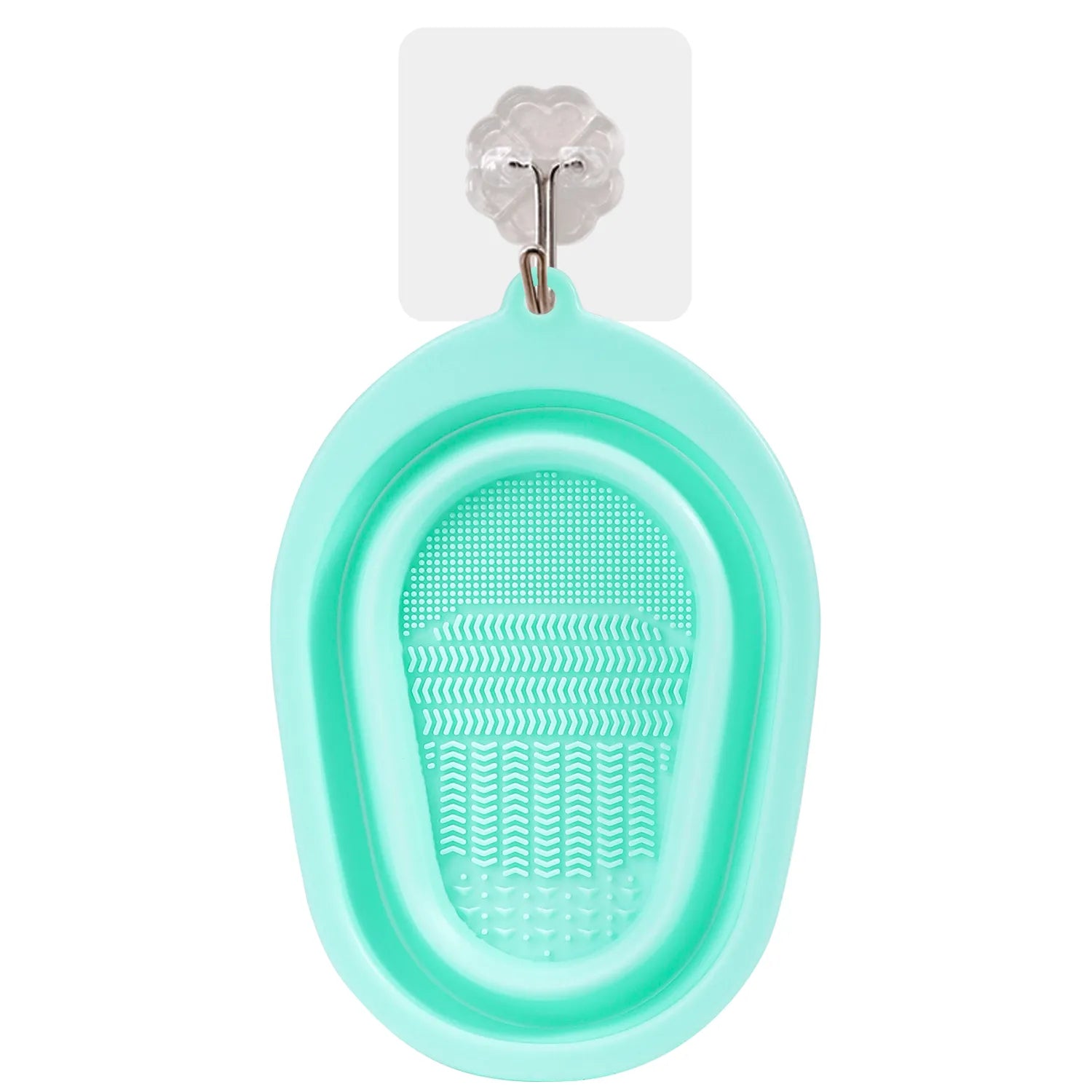 Silicone Foldable Makeup Brush Cleaning Bowl Mat
