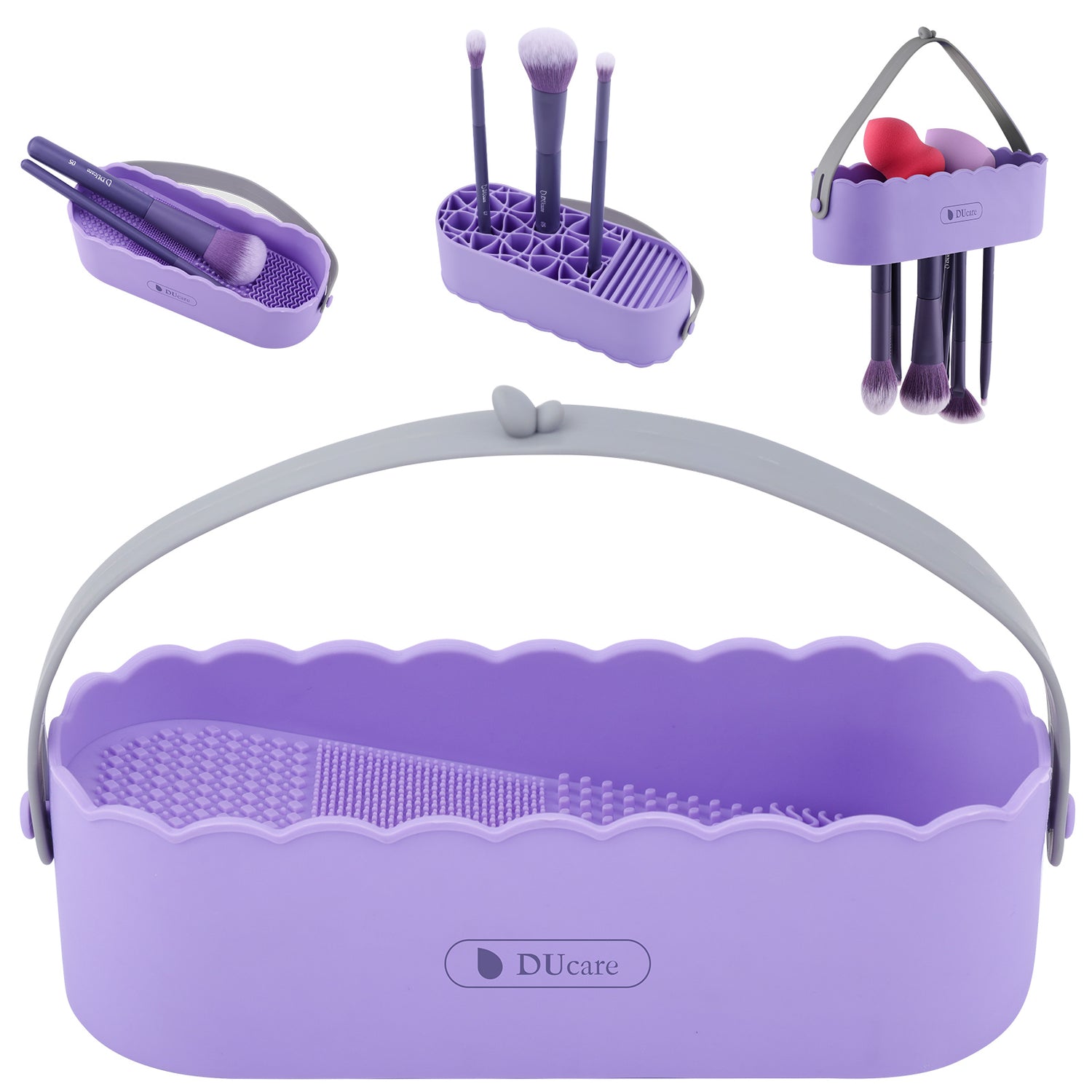 DUcare 4-In-1 Silicone Makeup Brush Cleaner