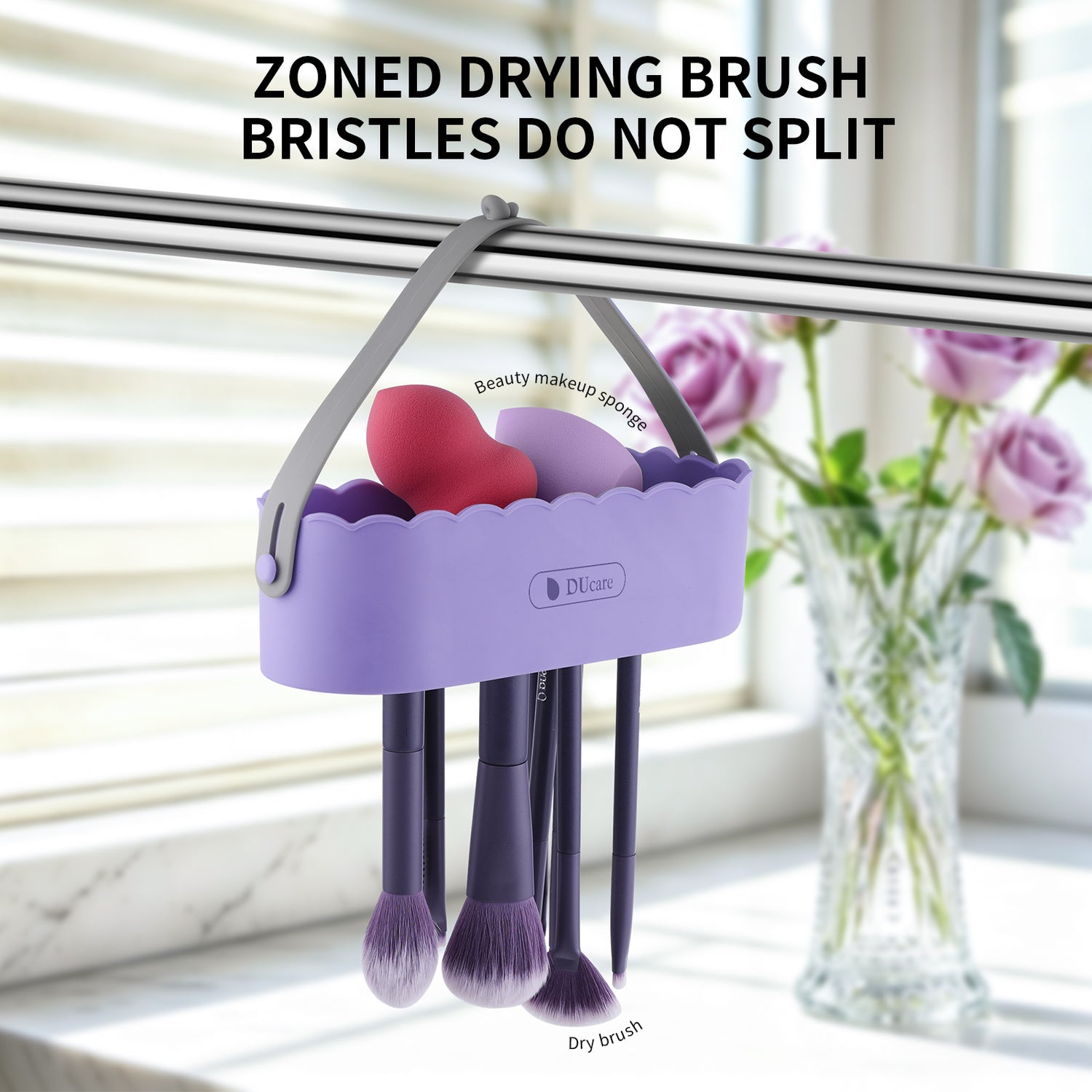 DUcare 4-In-1 Silicone Makeup Brush Cleaner