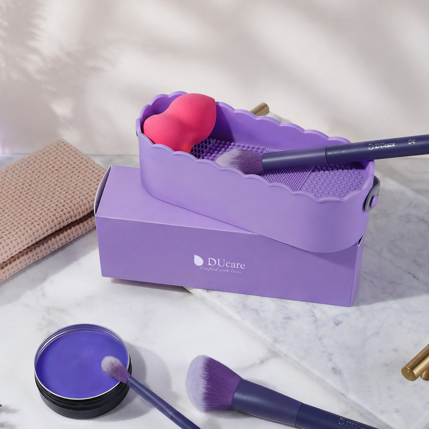 DUcare 4-In-1 Silicone Makeup Brush Cleaner