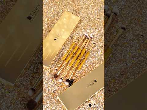 Afterglow Luxurious Gold Upgraded 5Pcs Dual-Ended Eye Brush Set