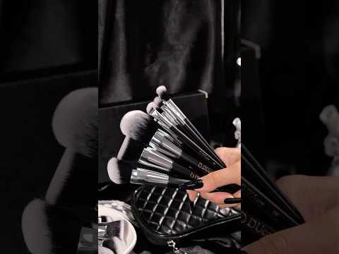 DUcare Classic 10 Pieces Face & Eye Travel Brush Set
