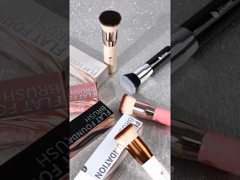 Peach Pink Girl Flat Foundation Brush
