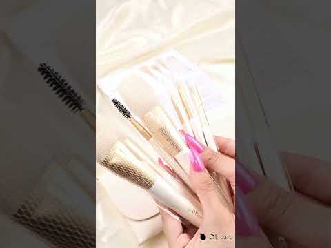 7 Piece Platinum Makeup Brush Set with Bag