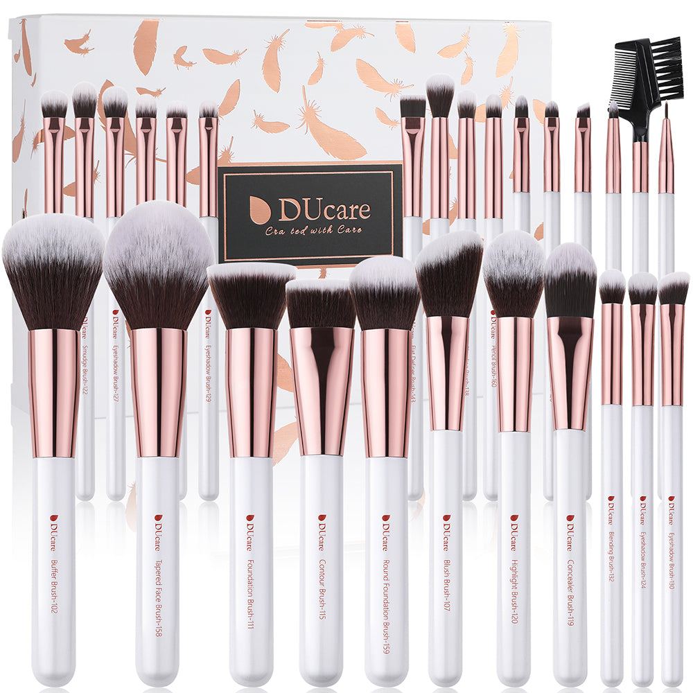 Dark & White Angel Premium Soft 27-Piece Eye & Face Brush Set