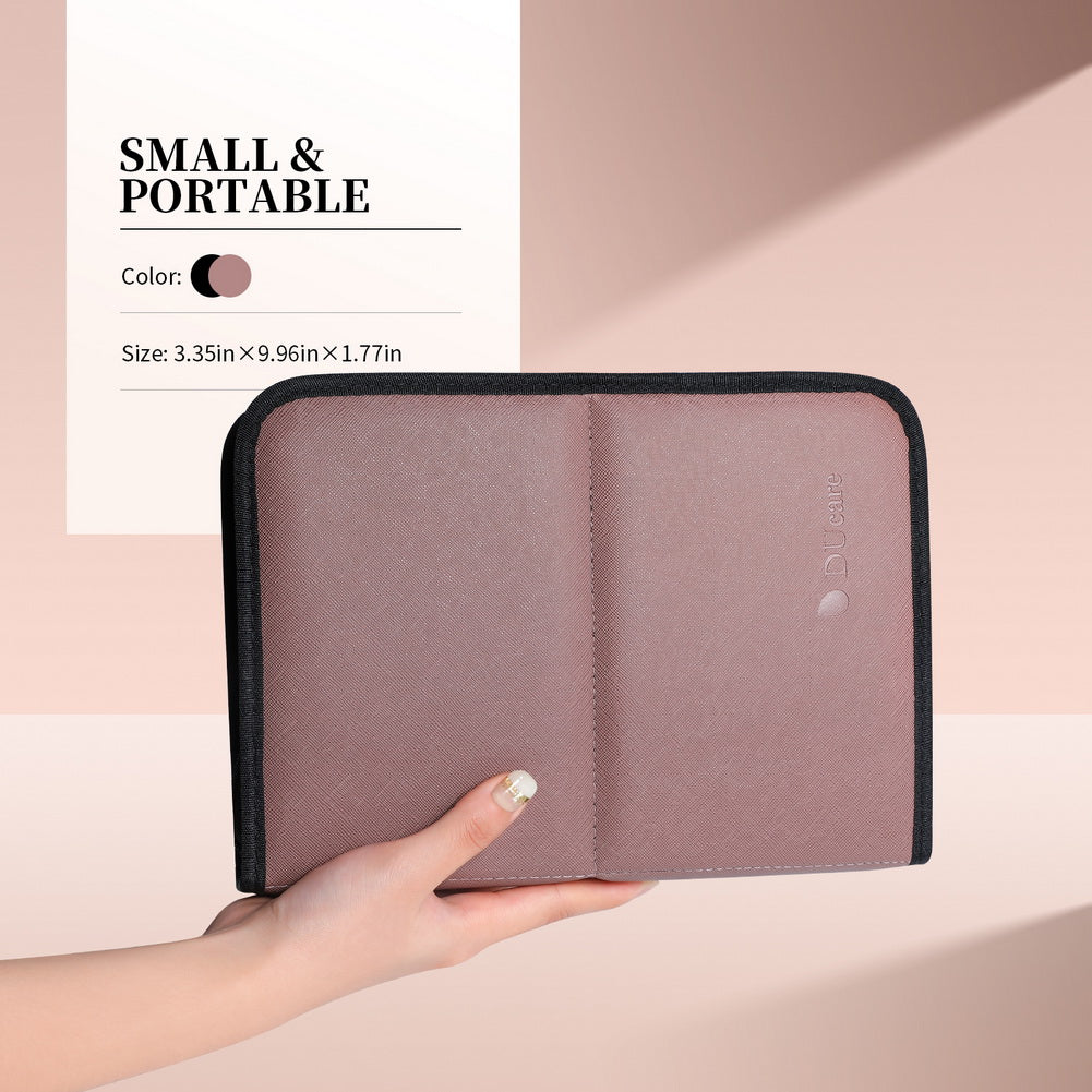 Chocolate Life 30 Holes Foldable Stand-up Makeup Brush Bag