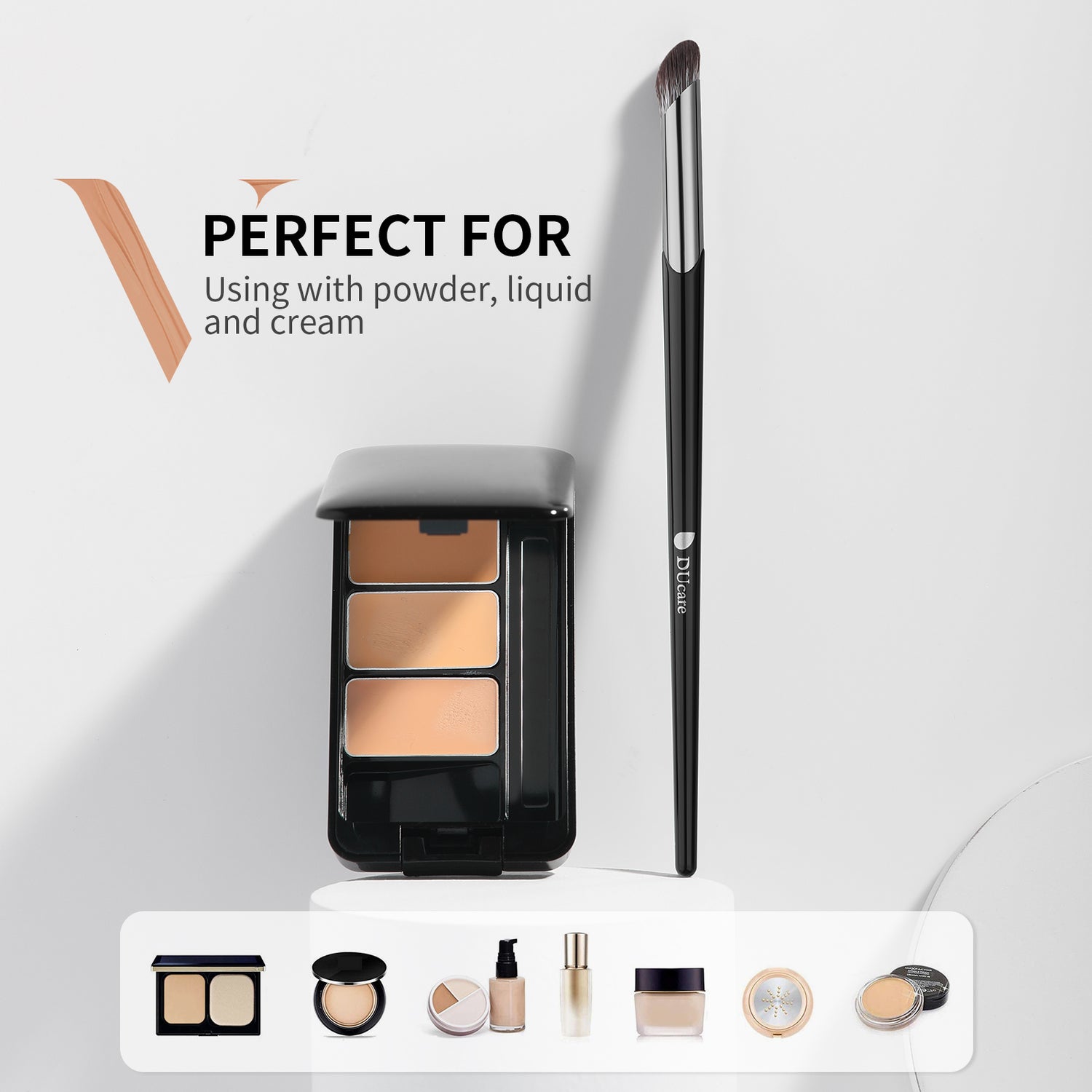 Finger Shaped Concealer Brush-V02