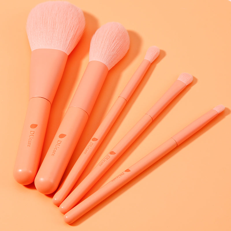 Kitten Cute Girls 8 Piece Face & Eye Travel Brush Set