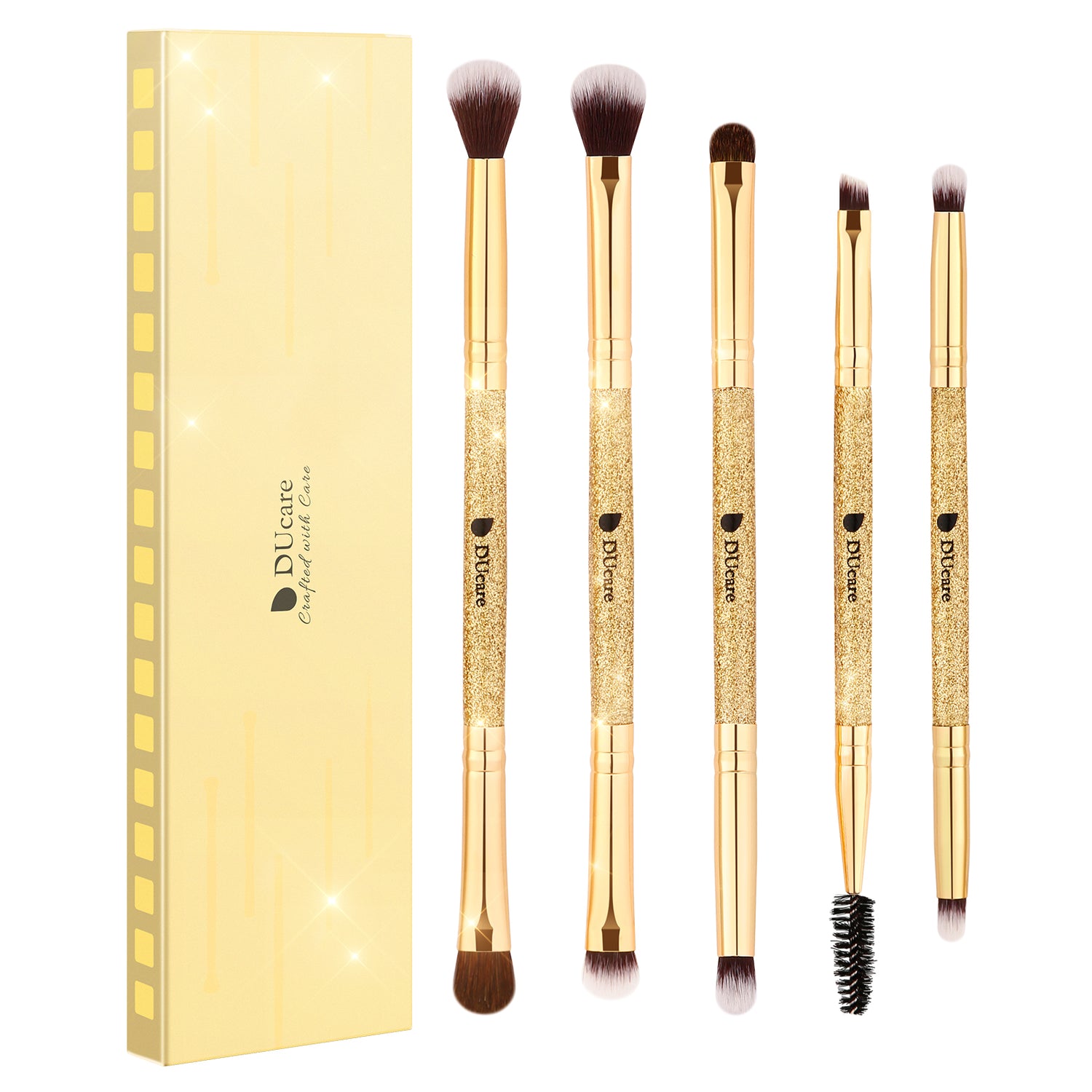 Afterglow - 5pcs DUcare Dual-end Eye Brushes Set