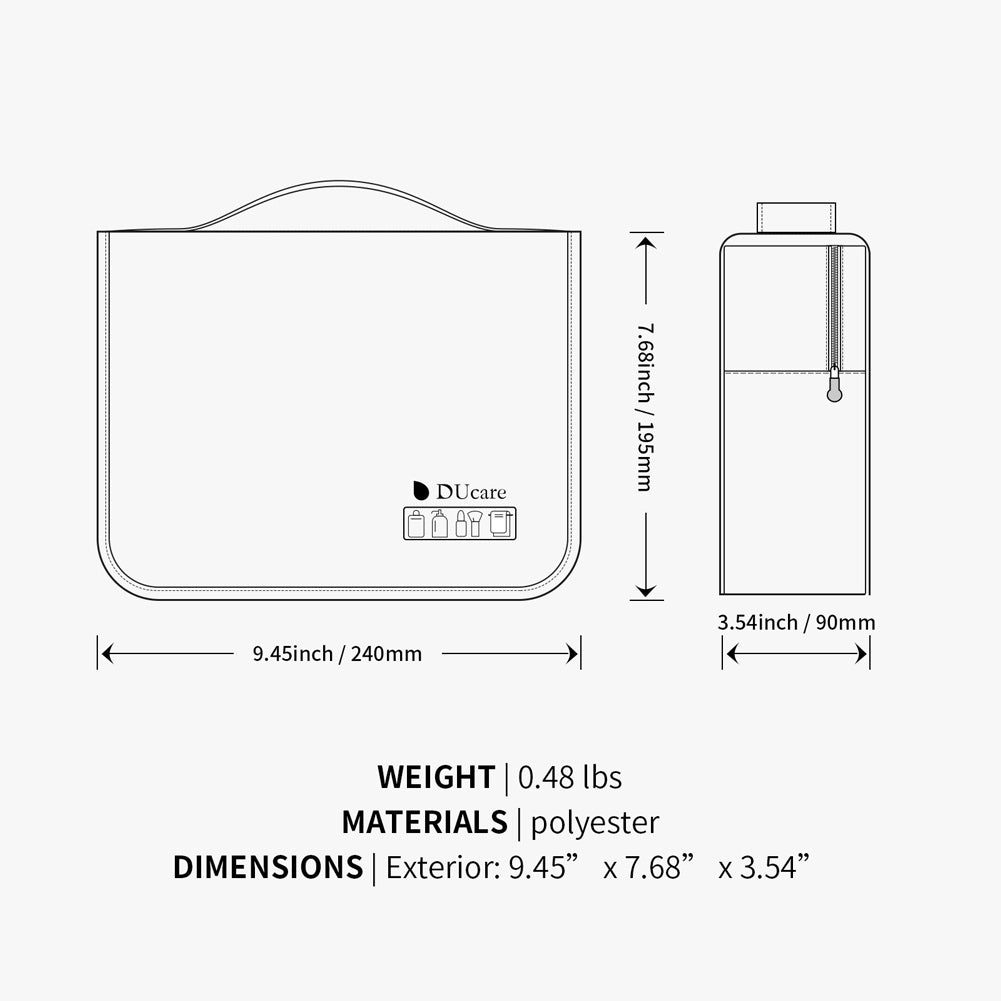 make up case clear makeup bag