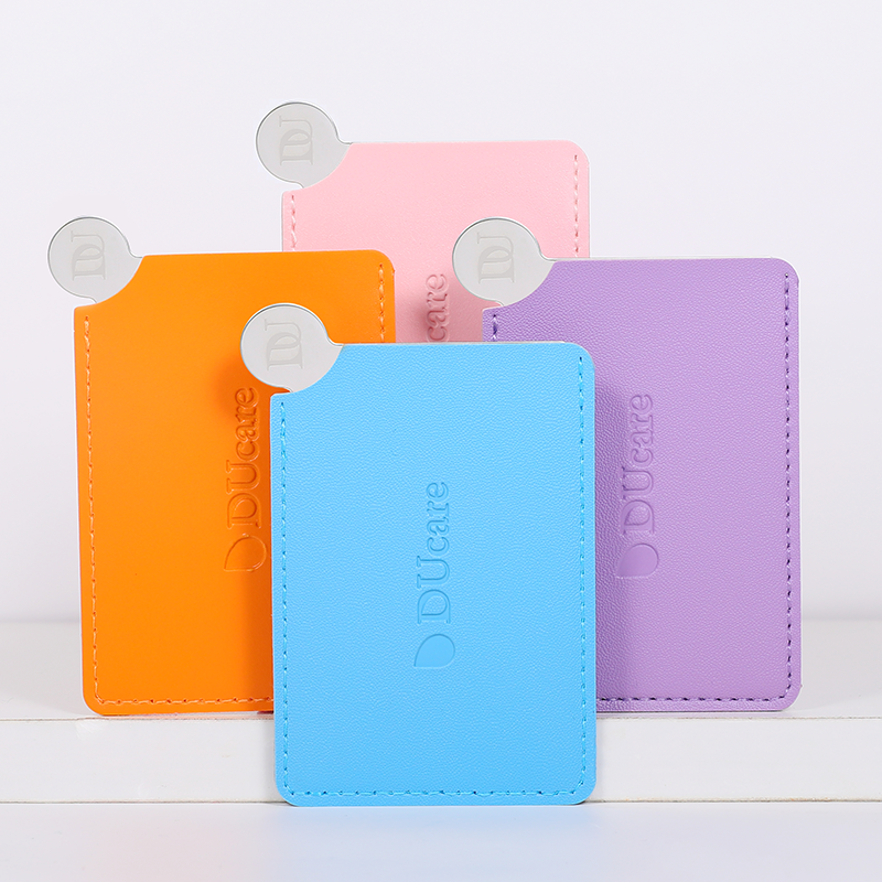 Small Stainless Steel Travel Makep Mirror (Radom Colour)