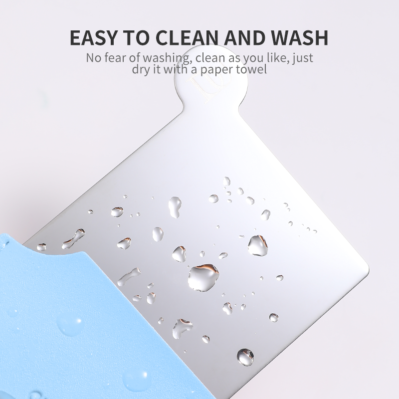 Small Stainless Steel Travel Makep Mirror (Radom Colour)